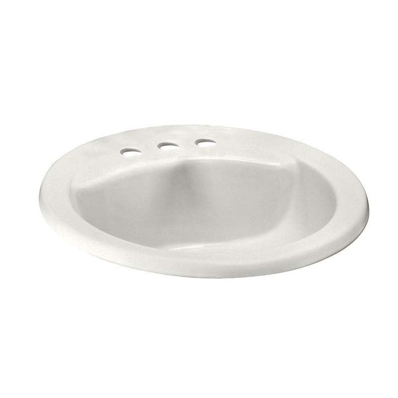 American Standard 0419.888EC.020 Cadet Drop-in Bathroom Sink in White