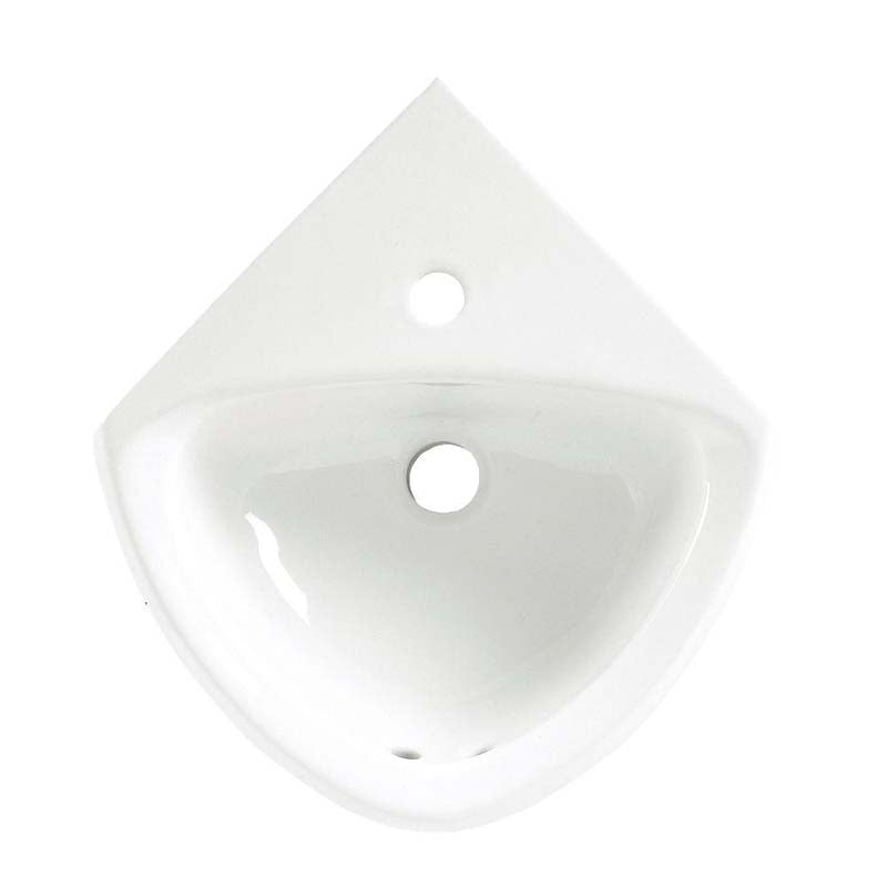 American Standard 0451.001.020 Corner Minette Wall-Mount Bathroom Sink in White