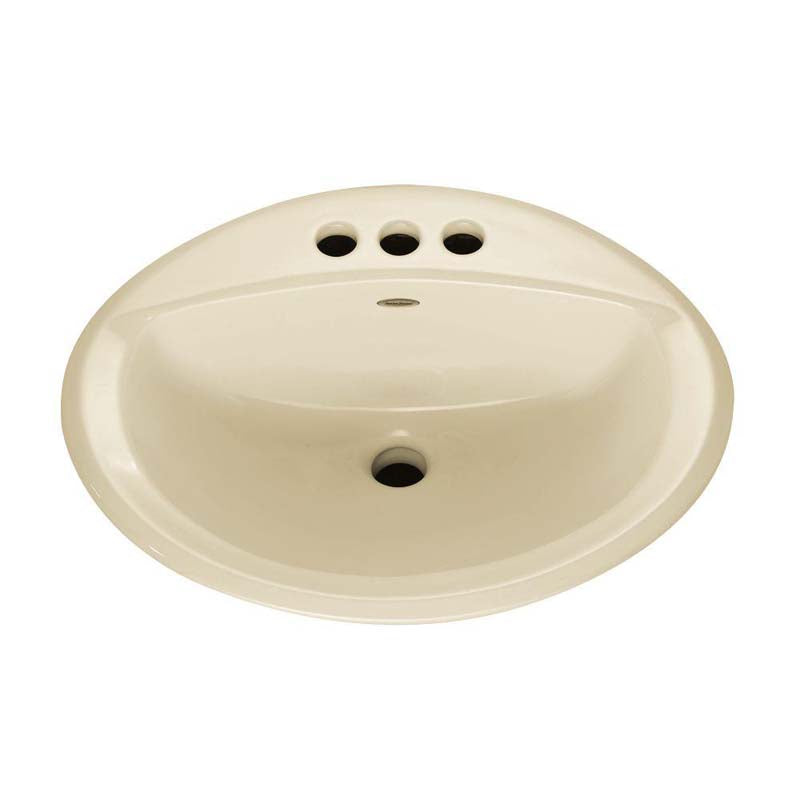 American Standard 0476.028.222 Aqualyn Self-Rimming Bathroom Sink in Linen