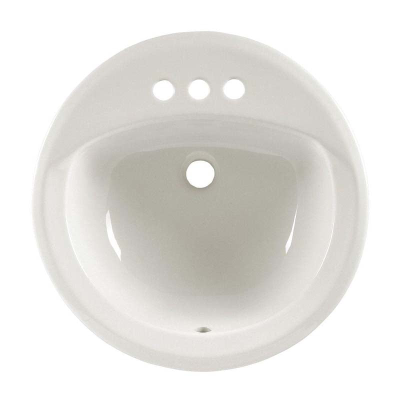 American Standard 0491.019.020 Rondalyn Self-Rimming Bathroom Sink in White