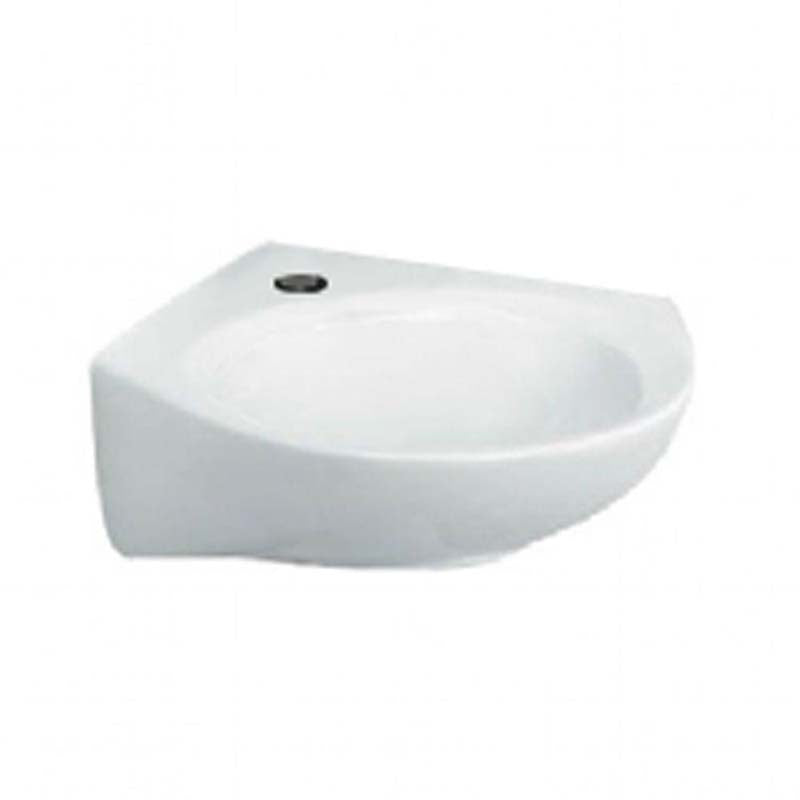 American Standard 0611.001.020 Cornice Corner Wall-Mount Bathroom Sink in White