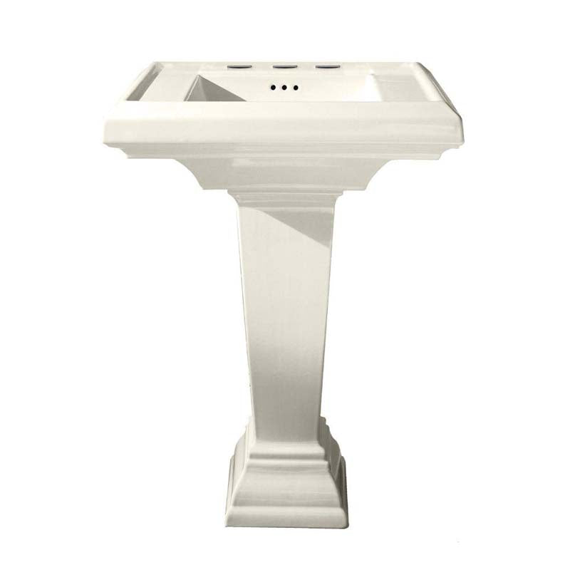American Standard 0780.800.222 Town Square Pedestal Combo Bathroom Sink in Linen