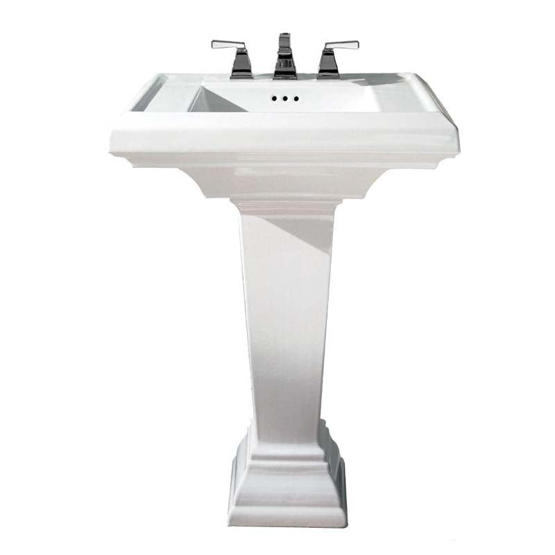 American Standard 0790.800.020 Town Square Pedestal Combo Bathroom Sink in White