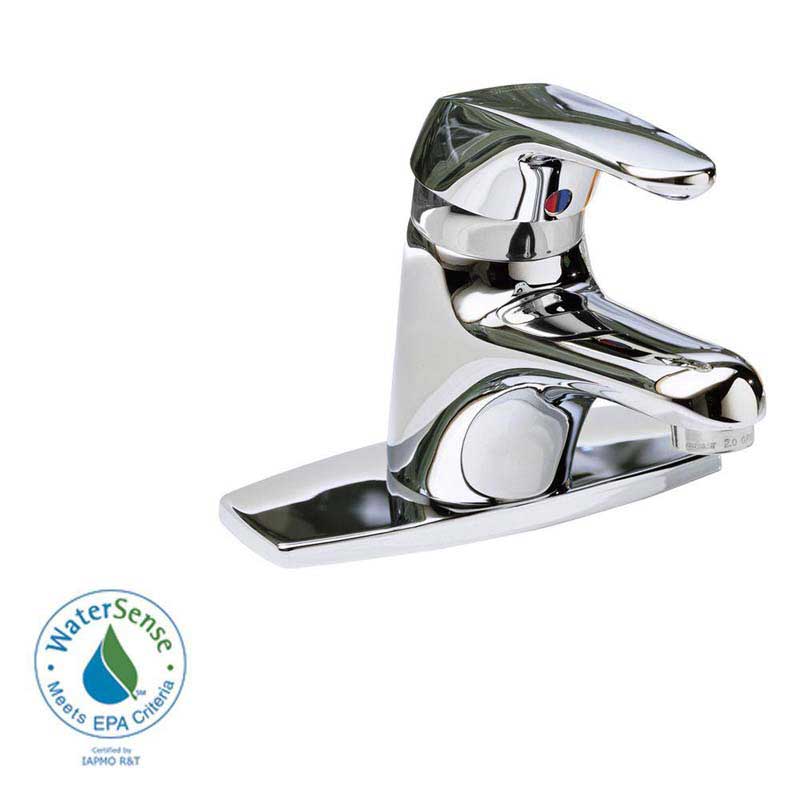 American Standard 1480.101.002 Seva Single Hole 1-Handle Low Arc Bathroom Faucet in Polished Chrome