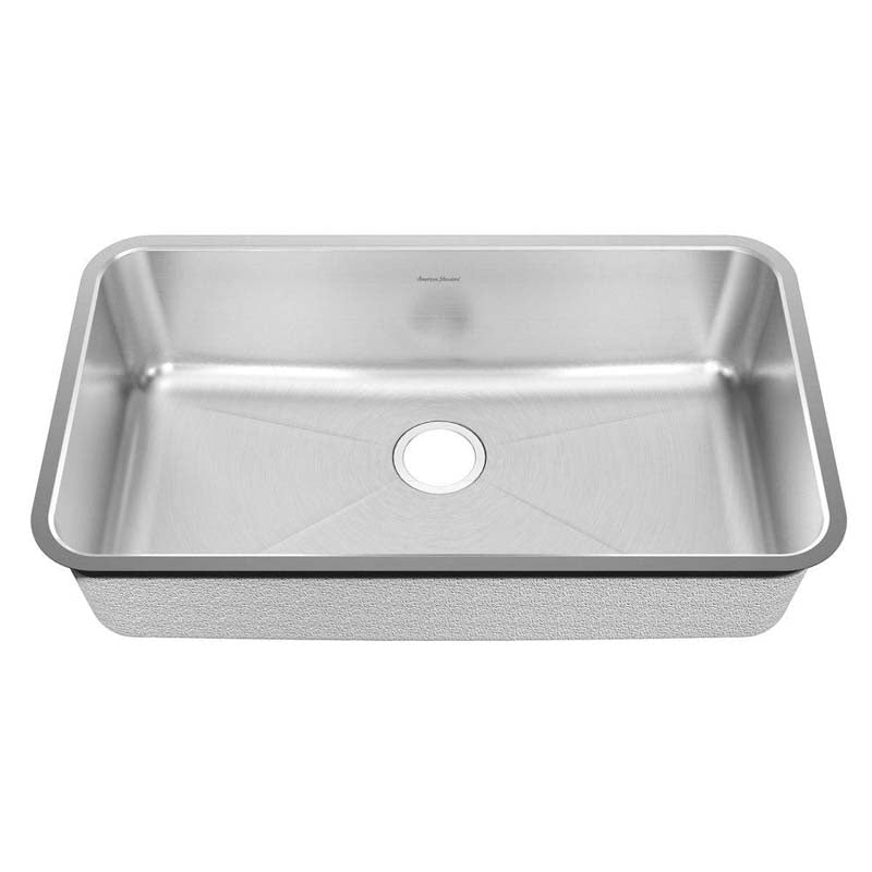 American Standard 14SB.331900.073 Prevoir Undermount Brushed 32.75" x 18.75" x 9" 0-Hole Single Bowl Kitchen Sink