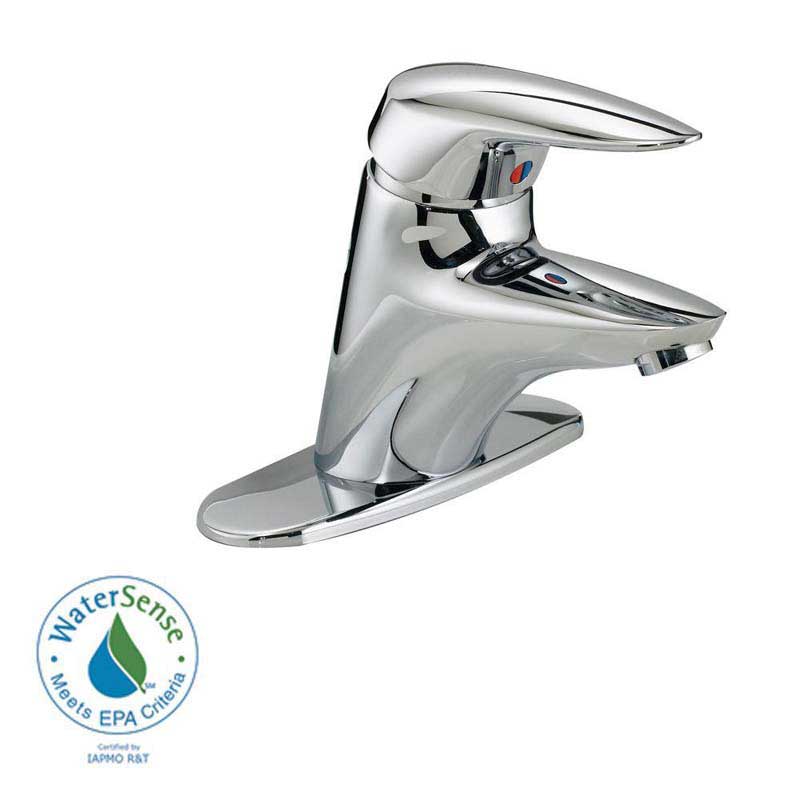 American Standard 2000.100.002 Ceramix Single Hole 1-Handle Low-Arc Bathroom Faucet in Chrome