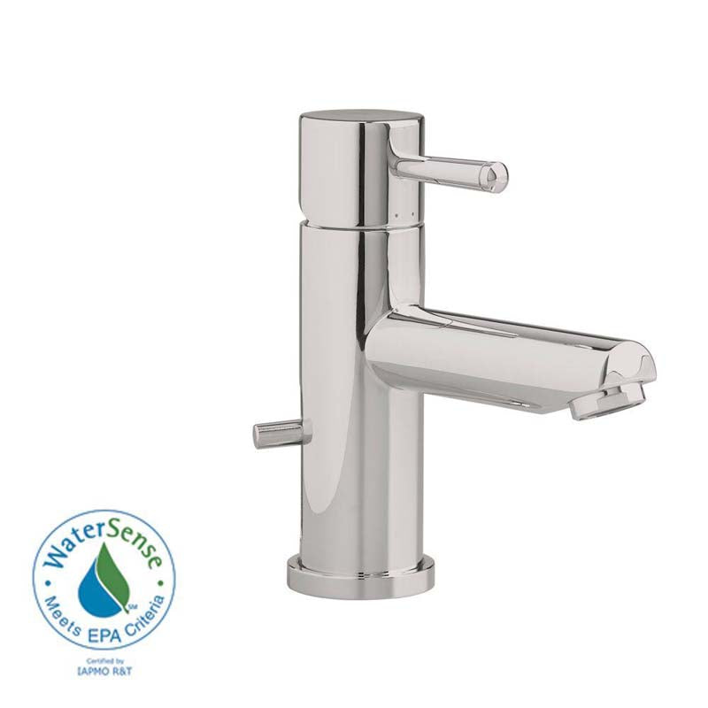 American Standard 2064.101.295 Serin Single Hole 1-Handle Low Arc Bathroom Faucet in Satin Nickel