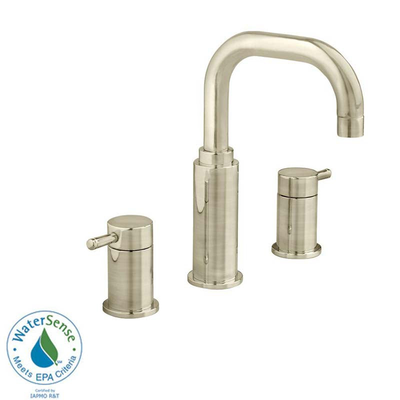 American Standard 2064.801.295 Serin Widespread 2-Handle High-Arc Bathroom Faucet in Satin Nickel