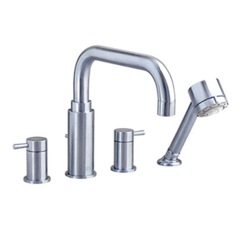 American Standard 2064.901.002 Serin Deck Mount Tub Filler With Personal Shower, Brass Spout, Polished Chrome