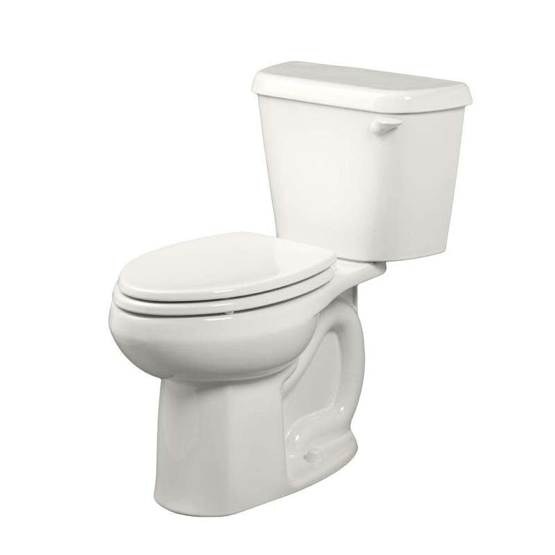 American Standard 221AA005.020 Colony 2-piece 1.6 GPF Right Height Elongated Toilet with Right-Hand Trip Lever in White