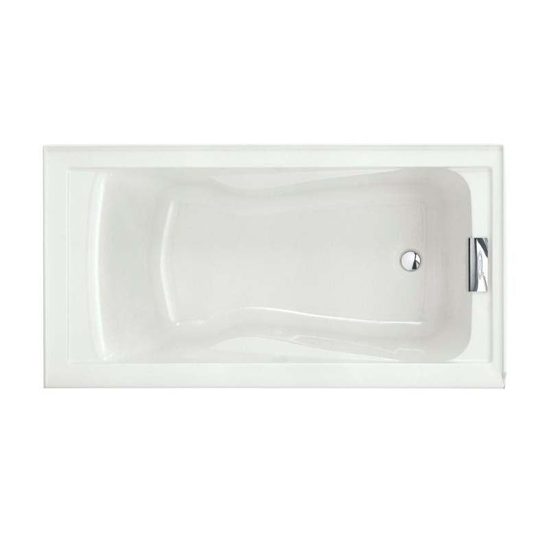 American Standard 2422V.002.020 Evolution 5 ft. Acrylic Bathtub with Reversible Drain in White