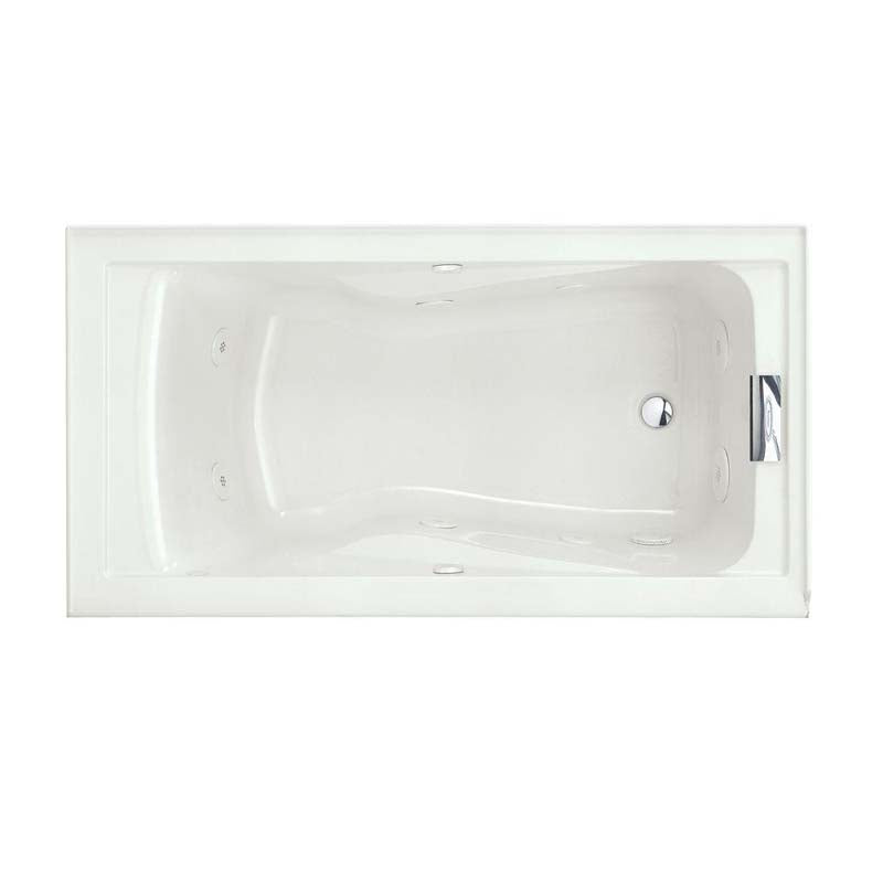 American Standard 2422VC.020 Evolution 5 ft. Whirlpool Tub with EverClean in White