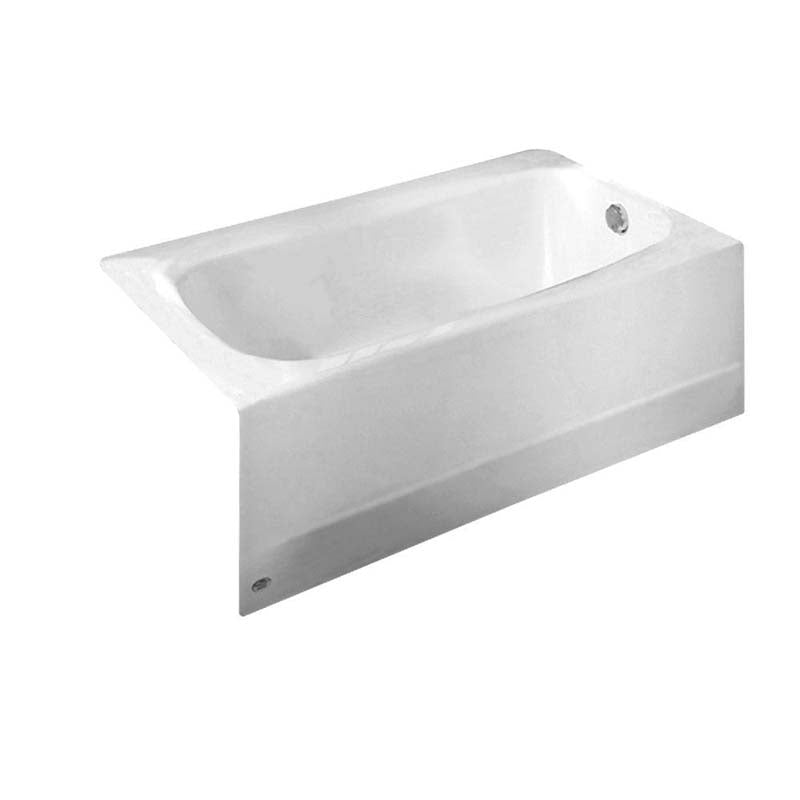 American Standard 2461.002.020 Cambridge 5 ft. Americast Bathtub with Right-Hand Drain in White