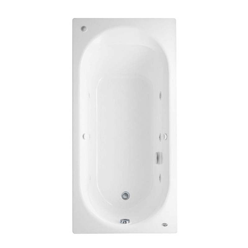 American Standard 2470.028WC.020 Stratford 5.5 ft. Whirlpool Tub with Reversible Drain in White
