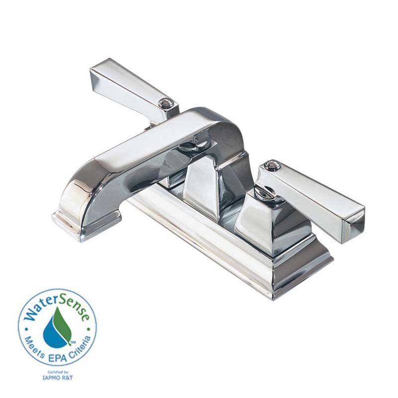 American Standard 2555.201.002 Town Square 4" Centerset 2-Handle Low-Arc Bathroom Faucet in Polished Chrome