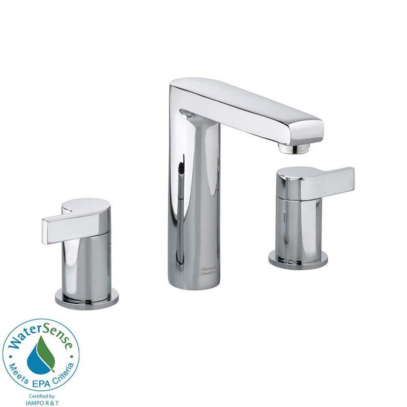 American Standard 2590.801.002 Studio 8" Widespread 2-Handle Mid-Arc Bathroom Faucet in Polished Chrome