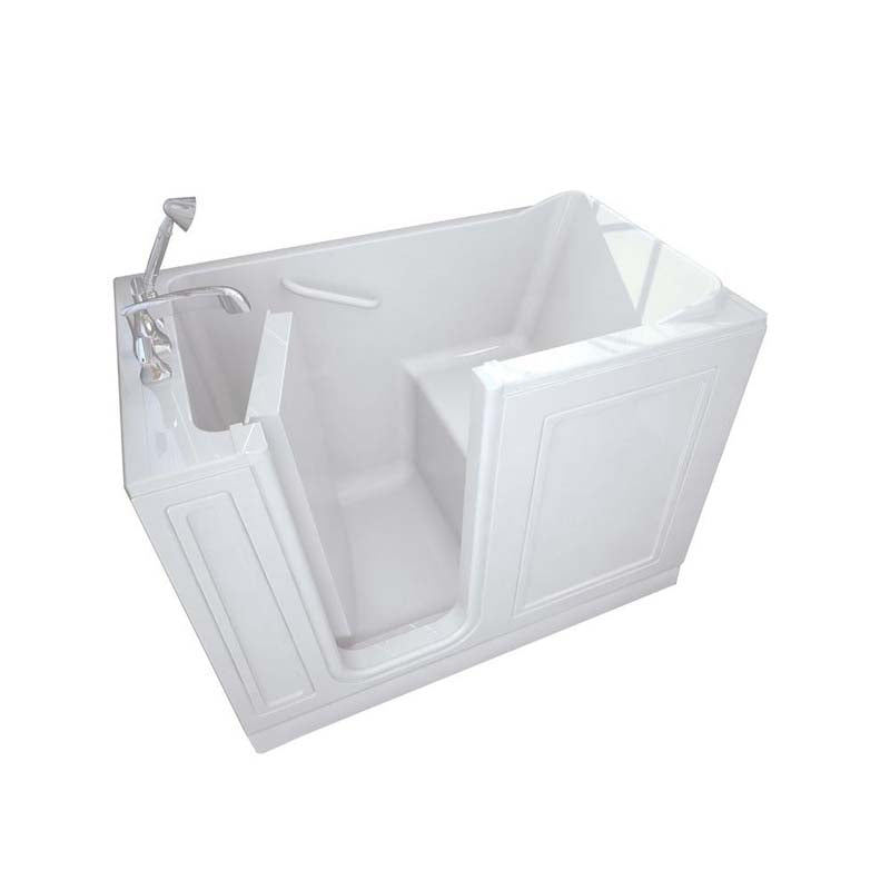 American Standard 2651.110.SLW 4.25 ft. Left-Hand Drain Walk-in Bathtub in White