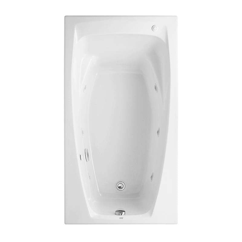 American Standard 2675.018.020 Colony 5 ft. Whirlpool Tub with Reversible Drain in White