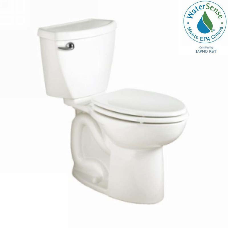 American Standard 270AB101.020 Cadet 3 Powerwash Right Height 10" Rough 2-piece 1.28 GPF Elongated Toilet in White
