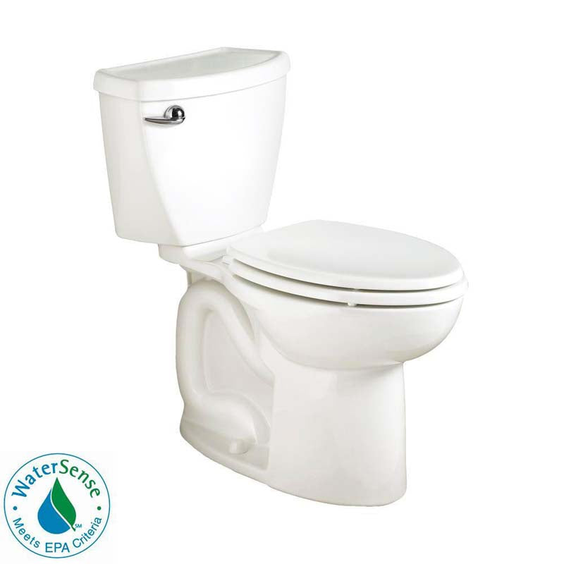 American Standard 270CA101.020 Cadet 3 Powerwash High-Efficiency 2-piece 1.28 GPF Elongated Toilet in White