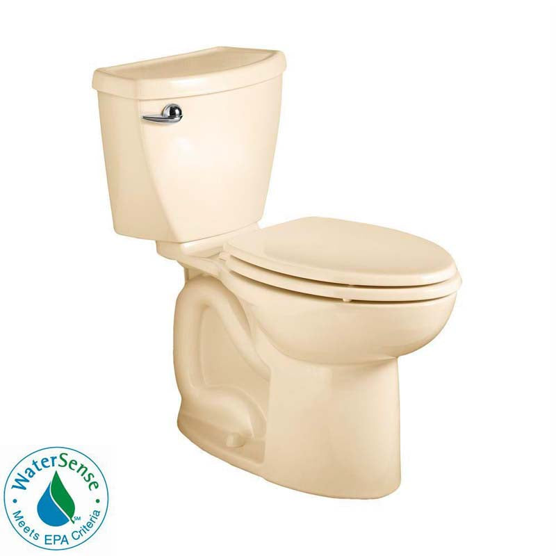 American Standard 270CA101.021 Cadet 3 Powerwash 2-Piece High-Efficiency Elongated Toilet in Bone