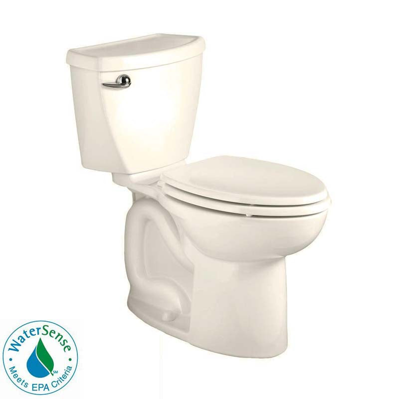 American Standard 270CA101.222 Cadet 3 Powerwash 2-Piece High-Efficiency Elongated Toilet in Linen