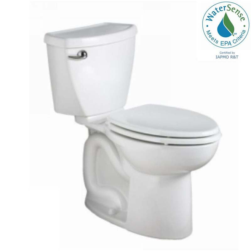 American Standard 270CB101.020 Cadet 3 Powerwash 2-Piece High-Efficiency Elongated Toilet in White