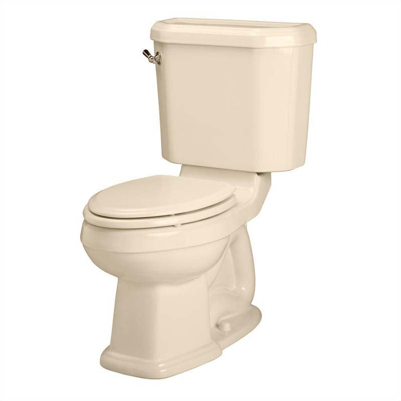American Standard 2733.014.021 Portsmouth Champion 4 2-piece 1.6 GPF Right Height Elongated Toilet in Bone