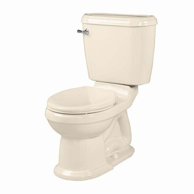 American Standard 2735.014.021 Portsmouth Champion 4 2-piece 1.6 GPF Right Height Round Toilet in Bone
