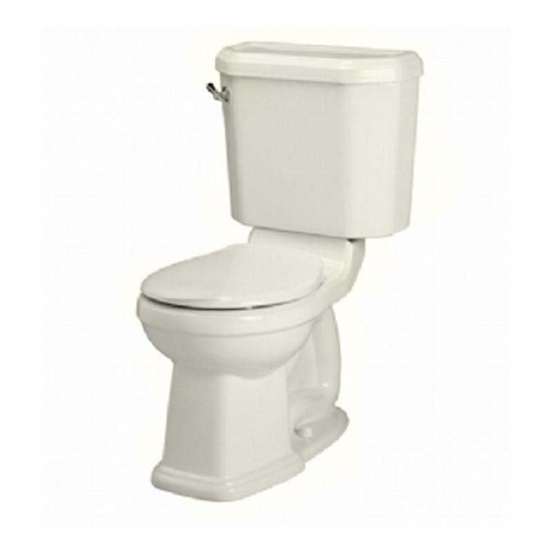American Standard 2735.014.222 Portsmouth Champion 4 2-piece 1.6 GPF Right Height Round Front Toilet in Linen