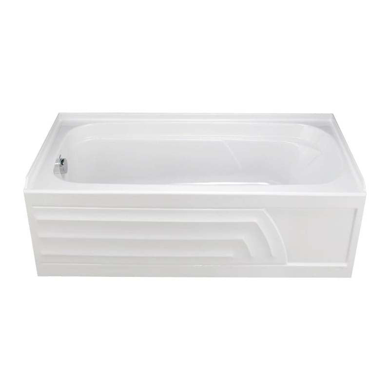 American Standard 2740.218.020 Colony 5 ft. Left Drain Whirlpool Tub in White
