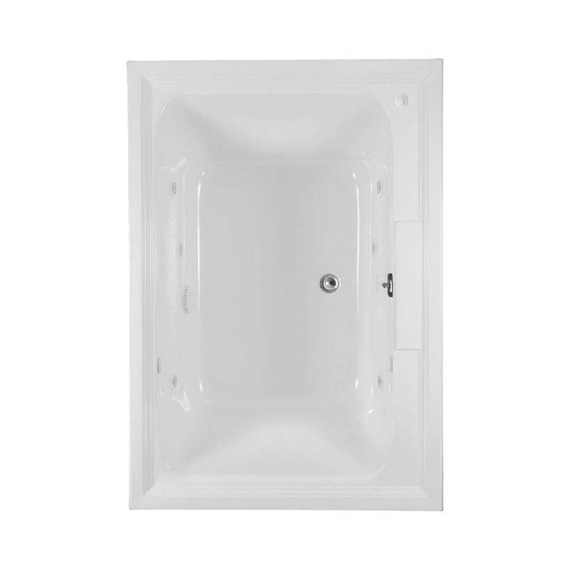 American Standard 2742.048WC.K2.020 Town Square EcoSilent 6 ft. Whirlpool Tub with Chromatherapy in White