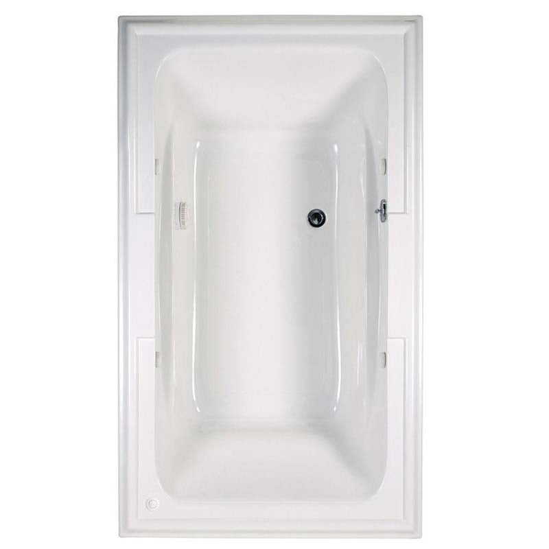 American Standard 2742.068CK2.020 Town Square EverClean Chromatherapy 6 ft. Air Bath Tub in White