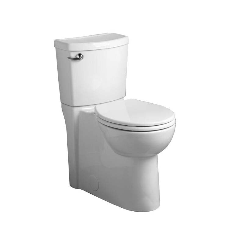 American Standard 2988.101.020 Cadet 3 FloWise 2-Piece 1.28 GPF Right Height Round Front Toilet with Concealed Trapway in White