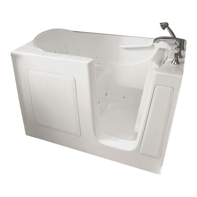 American Standard 3060.100.WRW 5 ft. Right Hand Drain Walk-in Whirlpool Tub in White