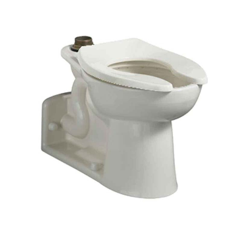 American Standard 3695.001.020 Priolo FloWise 1-Piece 1.6 GPF High Top Spud Elongated Flush Valve Toilet with EverClean in White