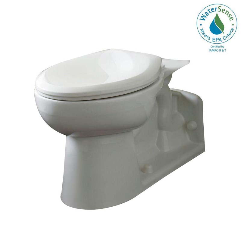 American Standard 3701.001.020 Yorkville Elongated Pressure-Assisted Toilet Bowl Only in White