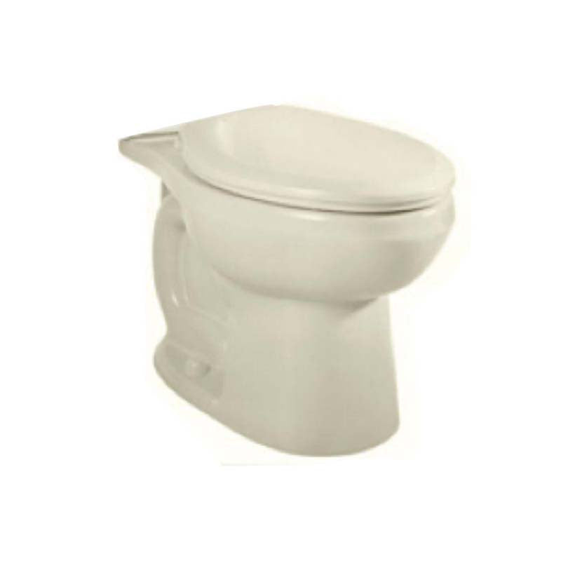 American Standard 3705.216.222 H2Option Siphonic Right Height 1.6 GPF or 1.0 GPF Dual Flush Elongated Toilet Bowl Only in Linen