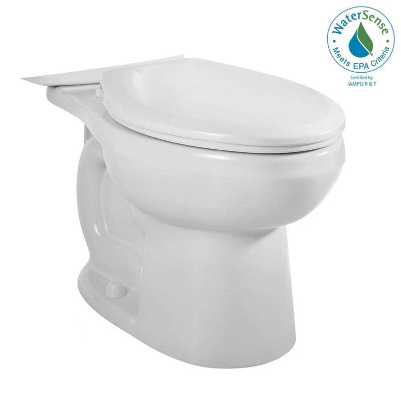 American Standard 3706.216.020 H2Option Siphonic Dual Flush Elongated Toilet Bowl Only in White