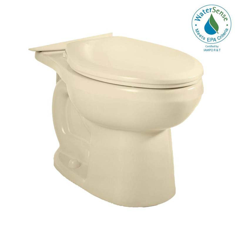 American Standard 3706.216.021 H2Option Siphonic Dual Flush Elongated Toilet Bowl Only in Bone