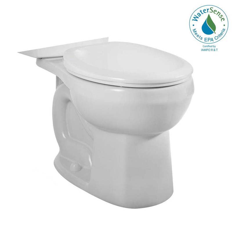 American Standard 3708.216.020 H2Option Siphonic Dual Flush Round Front Toilet Bowl Only in White