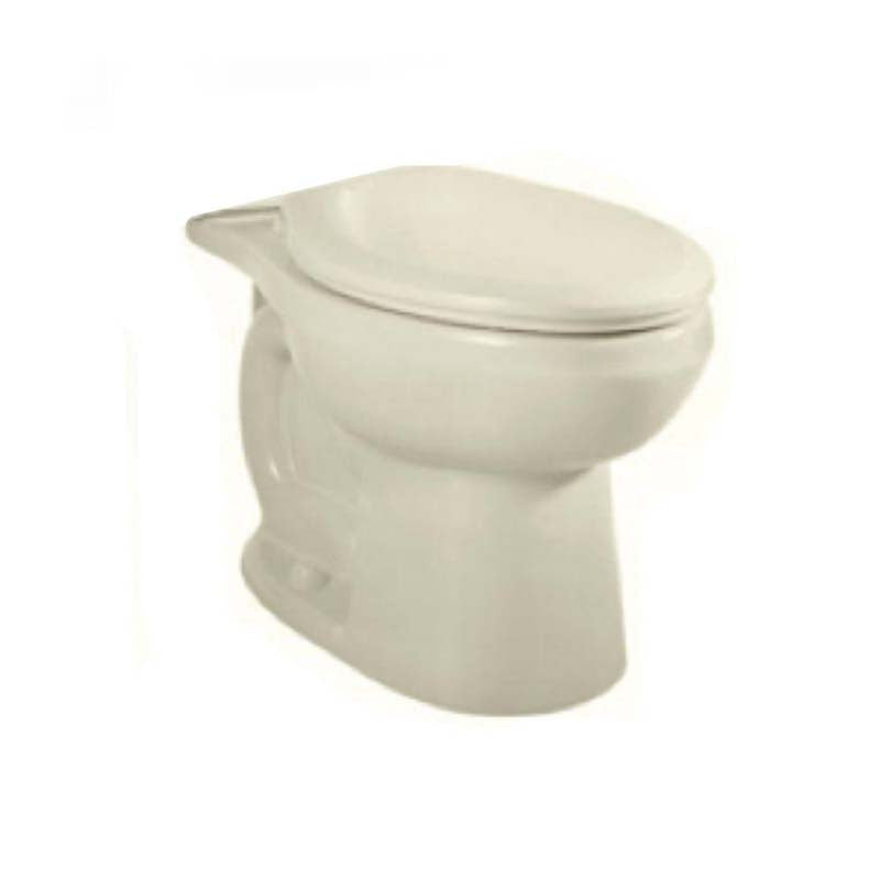American Standard 3708.216.222 H2Option Siphonic 1.6 GPF or 1.0 GPF Dual Flush Round Toilet Bowl Only in Linen