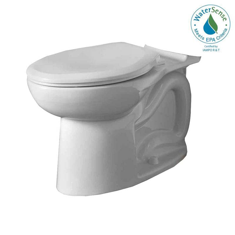 American Standard 3717C.001.020 Cadet 3 FloWise Elongated Toilet Bowl Only in White