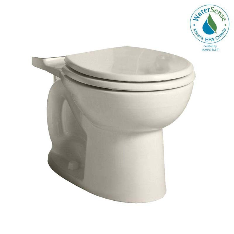 American Standard 3717D.001.222 Cadet 3 FloWise Round Toilet Bowl Only in Linen