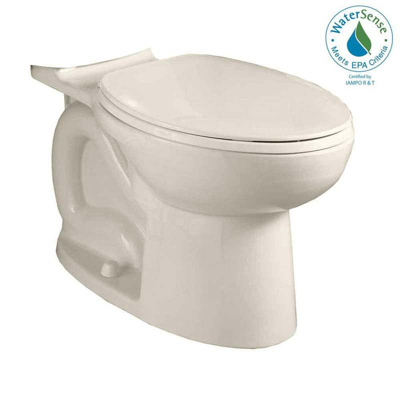 American Standard 3717F.001.222 Cadet 3 FloWise Compact Right Height Elongated Toilet Bowl Only in Linen