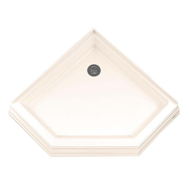 American Standard 3838NEOTS.222 Town Square 38-1/4" x 38-1/4" Single Threshold Neo-Angle Corner Shower Base in Linen
