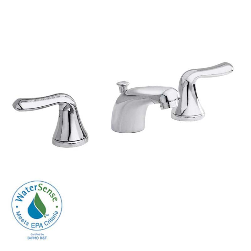 American Standard 3875.501.002 Colony Soft 8" Widespread 2-Handle Low-Arc Bathroom Faucet in Polished Chrome