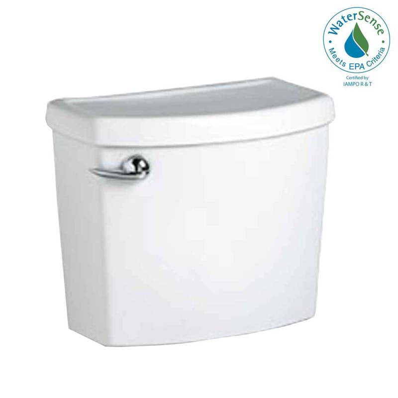 American Standard 4000.101.020 Cadet 3 1.28 GPF Toilet Tank Only for Concealed Trapway Bowl in White