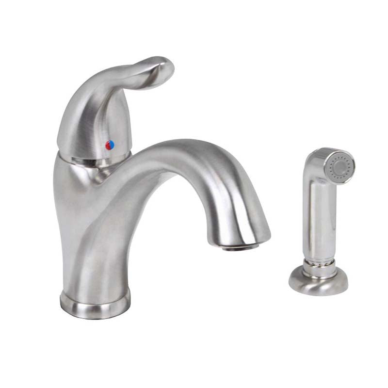 American Standard 4114.001.075 Lakeland Single-Handle Side Sprayer Kitchen Faucet in Stainless Steel