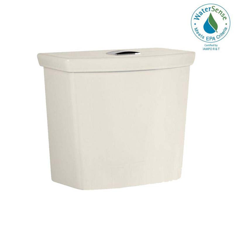 American Standard 4339.216.222 H2Option 1.0/1.6 GPF Dual Flush Toilet Tank Only in Linen